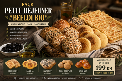 Pack Petit Déjeuner Beeldi Bio